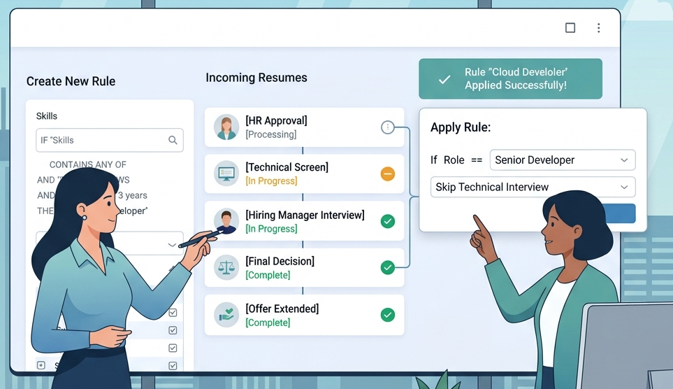 How Custom Workflows Make Recruitment Automation More Effective