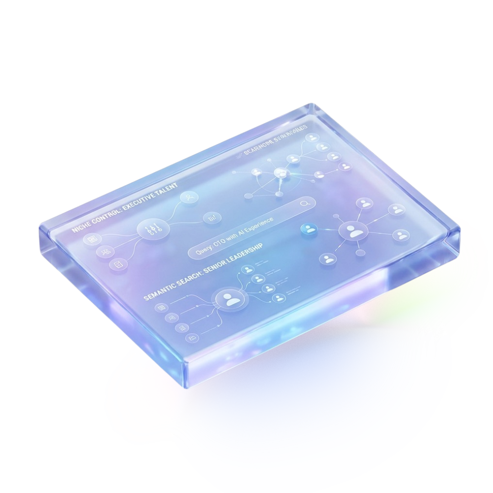 Crystal slab with niche precision controls