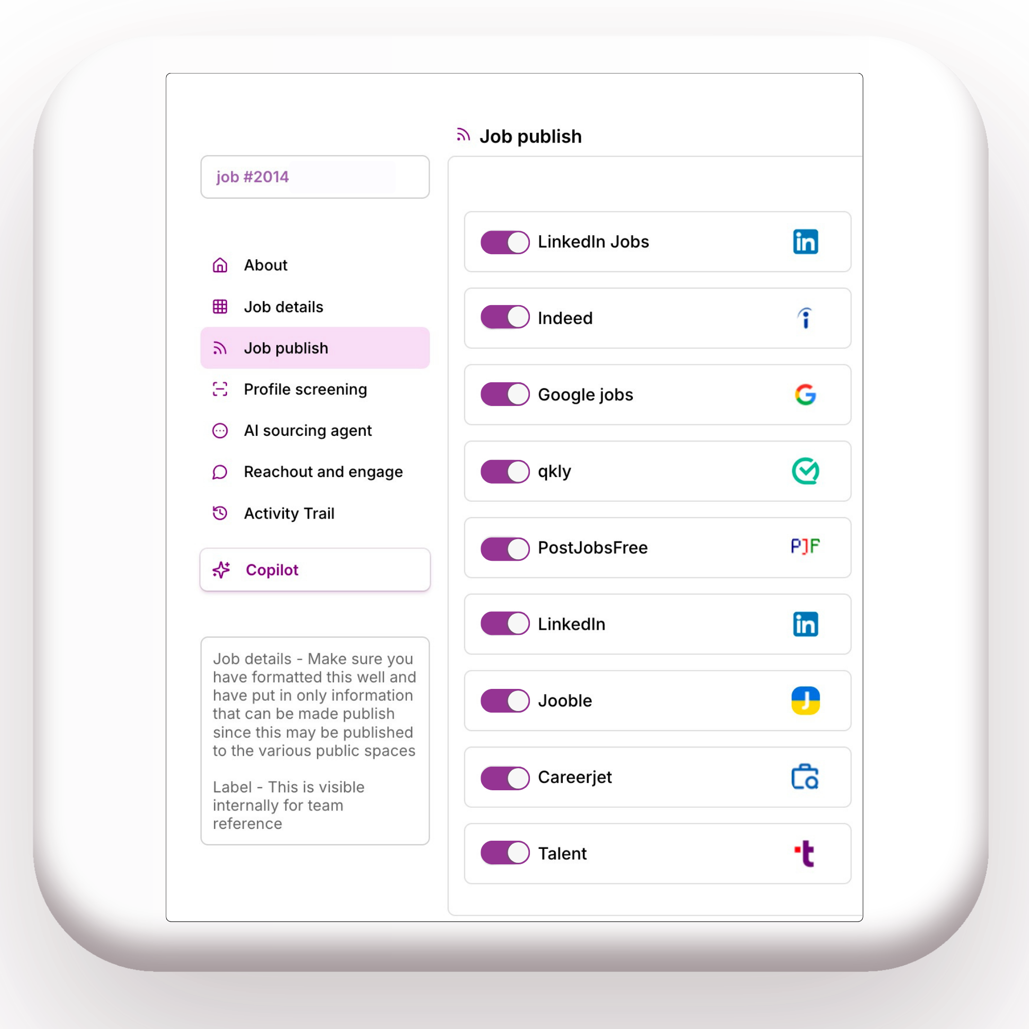 Multi-channel applicant support